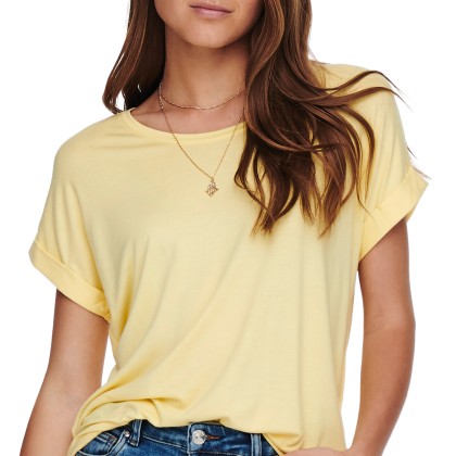 Only Top Moster O-neck Pale Banana