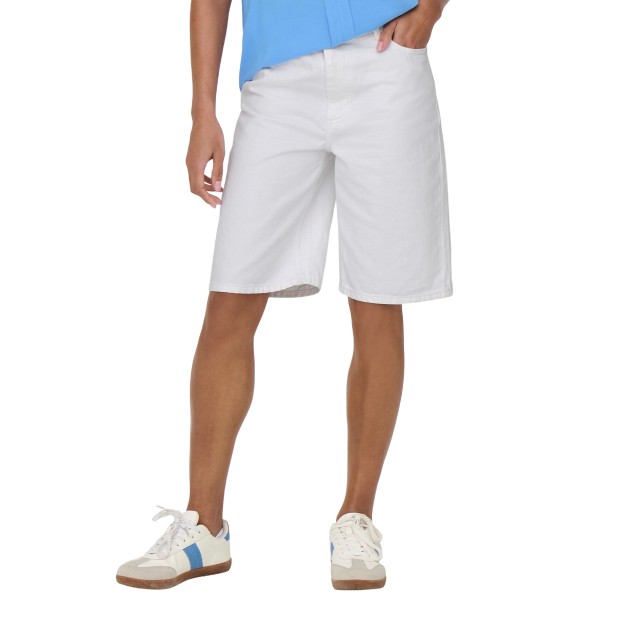Only Calção Sonny Wide Dnm White