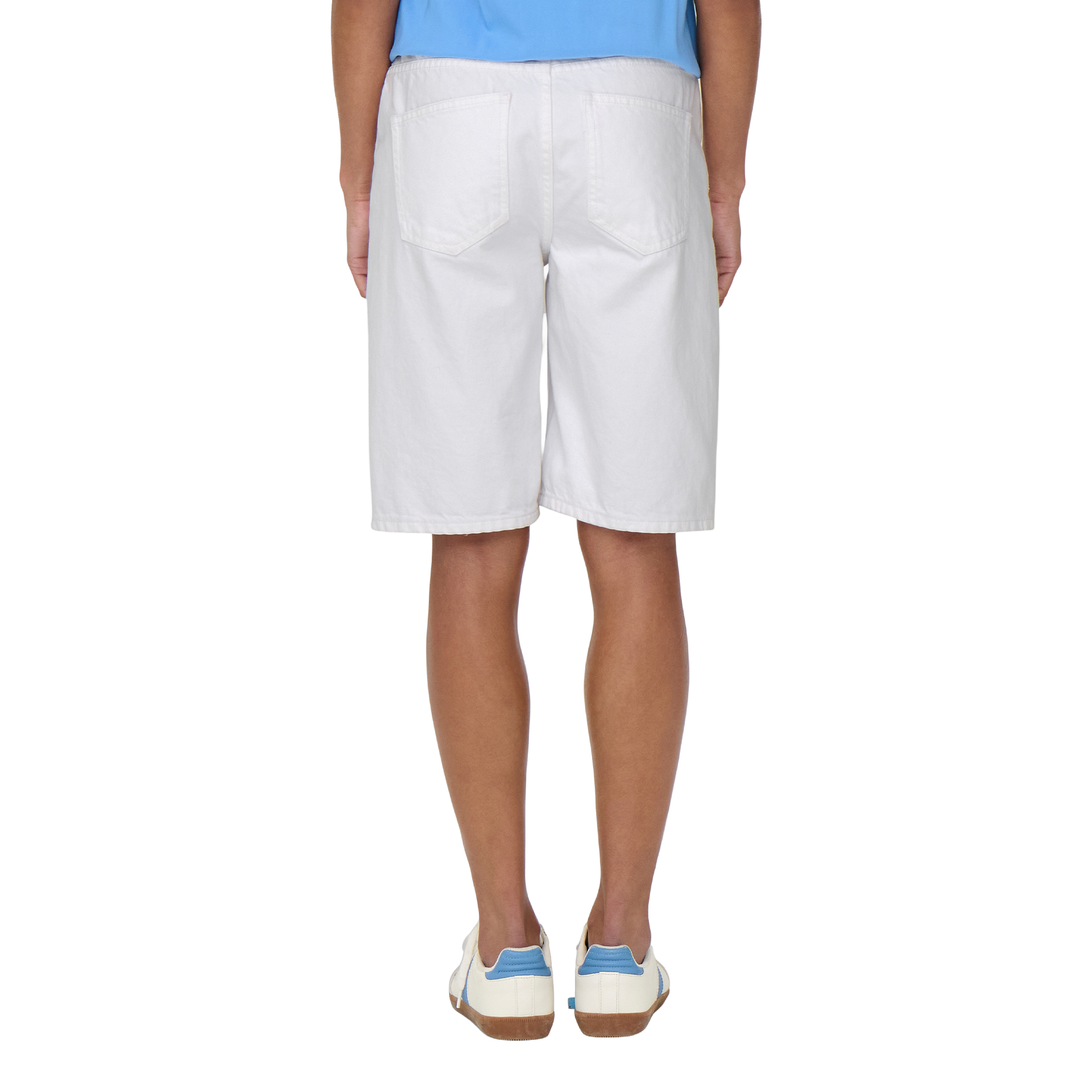 Only Calção Sonny Wide Dnm White