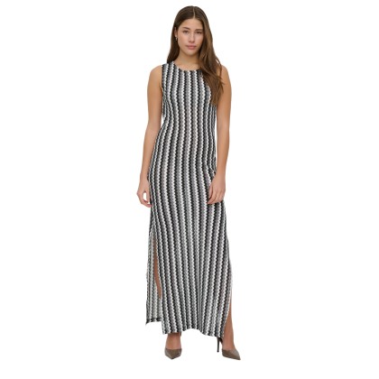 Only Vestido Bailey Zigzag Vestido Cloud Dancer (zigzag) Black Only Vestido Bailey Zigzag Vestido Cloud Dancer (zigzag) Black