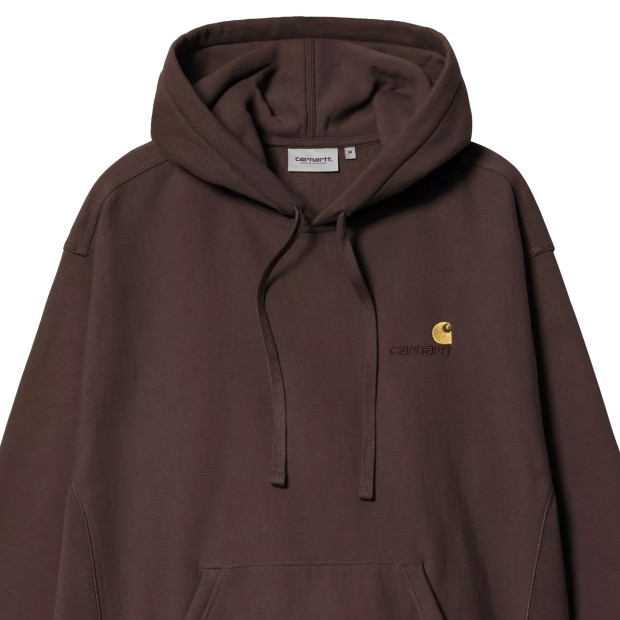 Carhartt Wip Sweat Hooded American Script Palisander