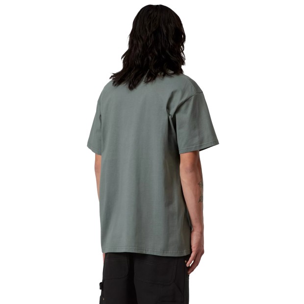 Carhartt Wip T-shirt Chase Velvet Green / Gold