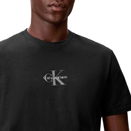 Calvin Klein T-shirt 30s Micro Monologo Graphic Black Calvin Klein T-shirt 30s Micro Monologo Graphic Black