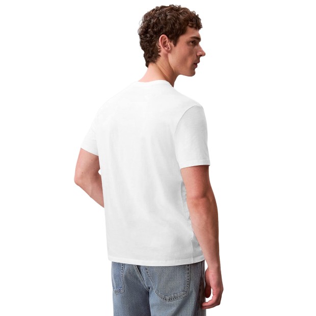 Calvin Klein T-shirt 30s Micro Monologo Graphic White