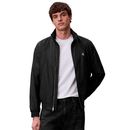 Calvin Klein Casaco Ls Unfilled Nylon Harrington Black