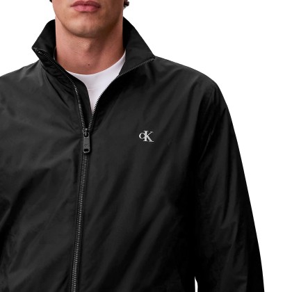Calvin Klein Casaco Ls Unfilled Nylon Harrington Black