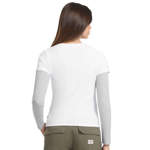 Guess T-shirt Slim Mini America Pure White