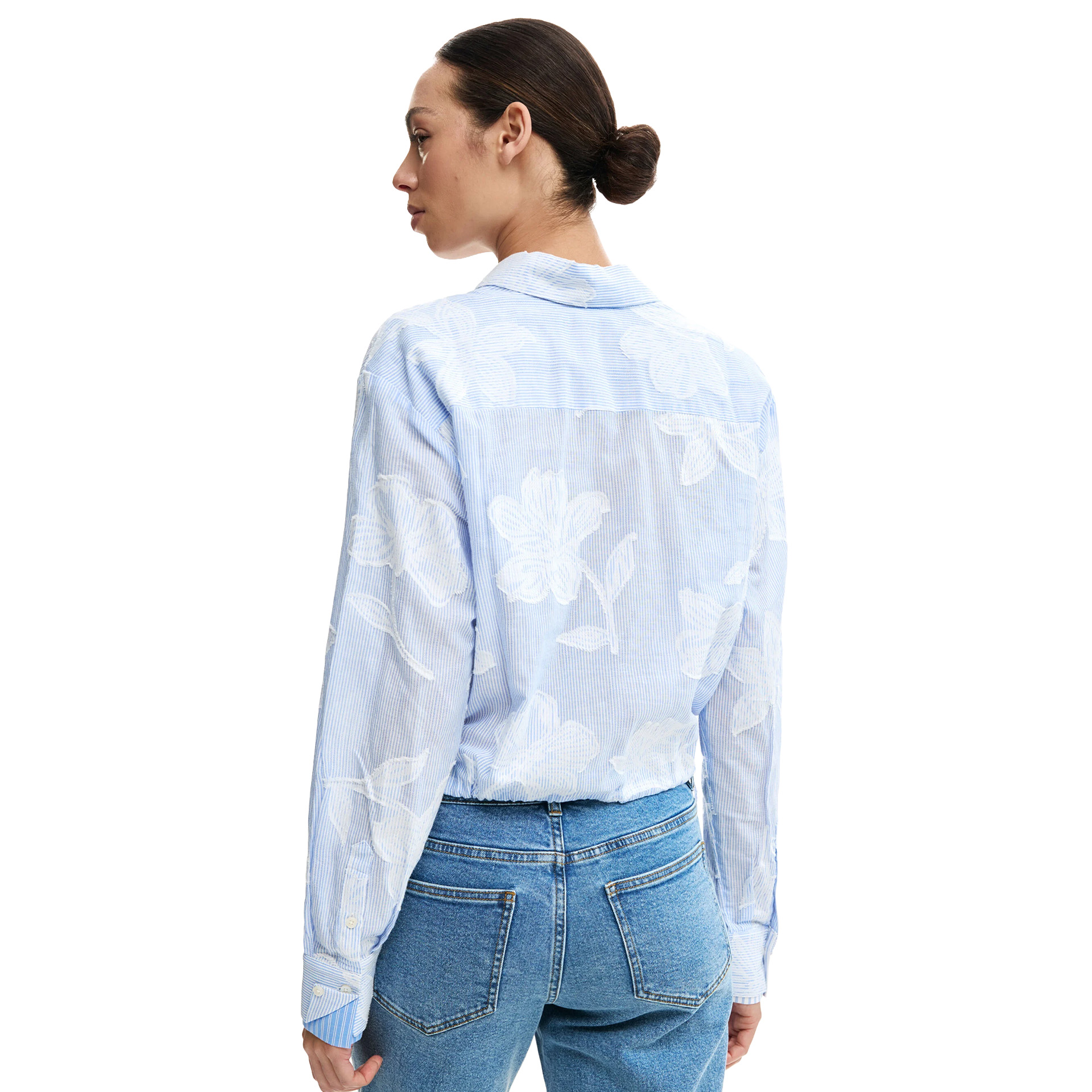 Desigual Camisa Parker Azul Agua