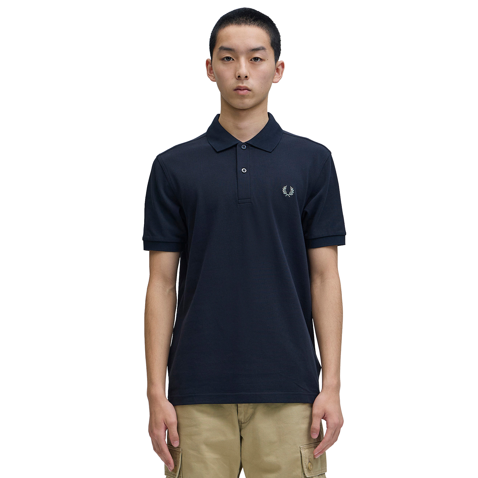 Fred Perry Polo M6000-t73 Navy/seagrass