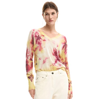 Desigual Camisola Jers Minsk Rosa Salvaje