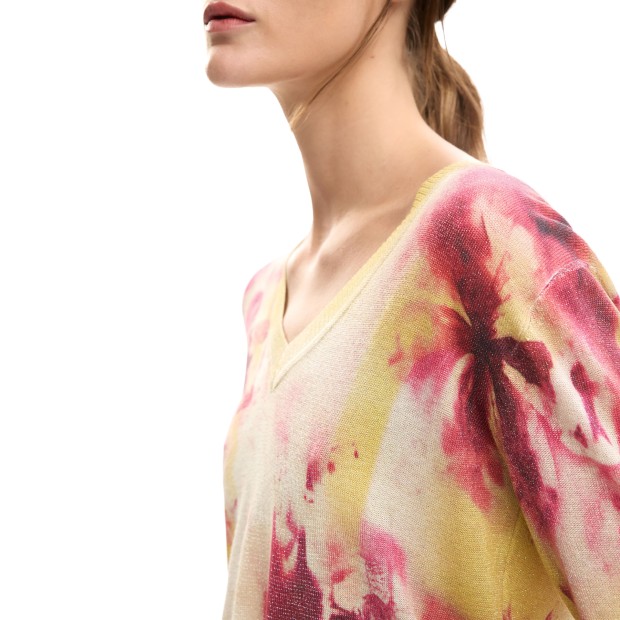 Desigual Camisola Jers Minsk Rosa Salvaje