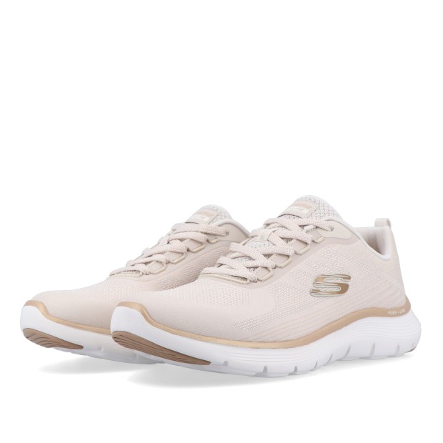 Skechers Flex Appeal 5.0 - Elegant Glo Natural/gold