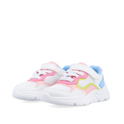 Geox J Loftus White/pink