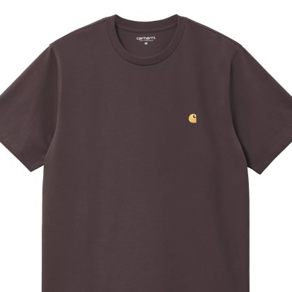 Carhartt Wip T-shirt Chase Shale / Gold