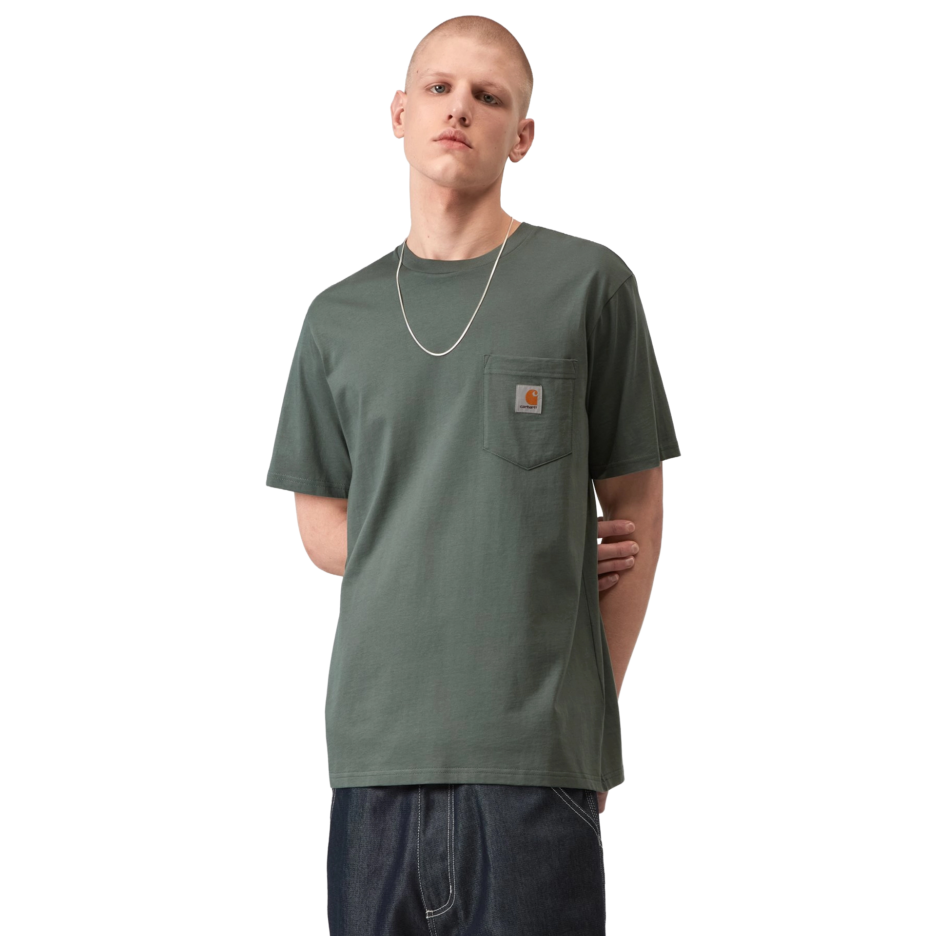 Carhartt Wip T-shirt Pocket Velvet Green