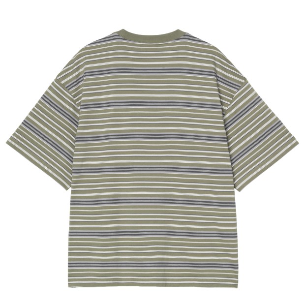 Carhartt Wip T-shirt Zane Zane Stripe, Dollar Green