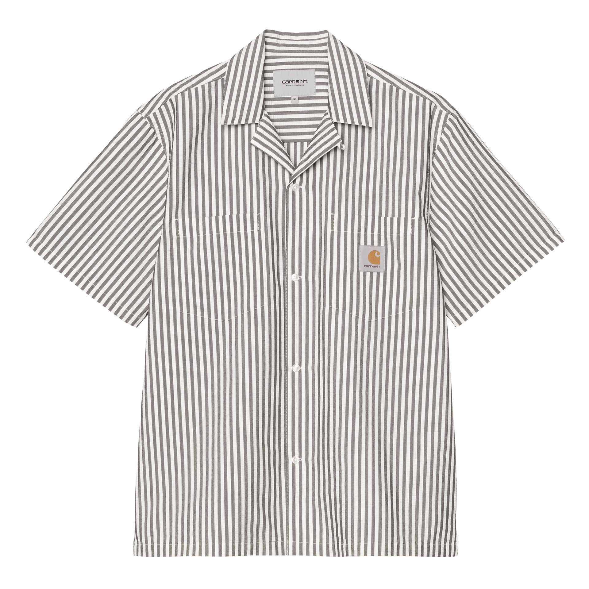 Carhartt Wip Camisa Leavel Stripe Black / Wax
