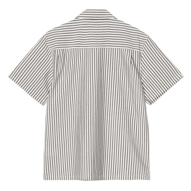 Carhartt Wip Camisa Leavel Stripe Black / Wax