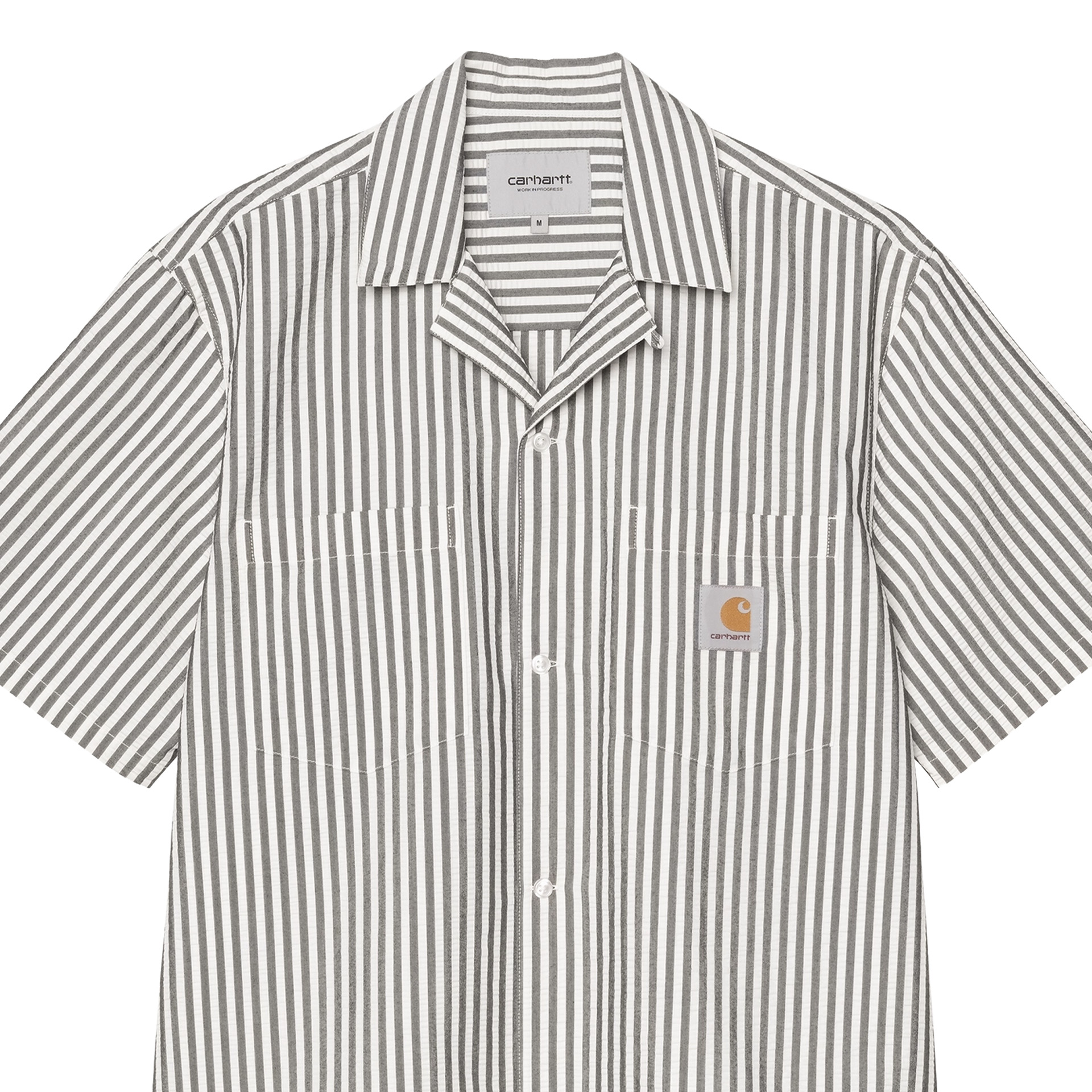 Carhartt Wip Camisa Leavel Stripe Black / Wax