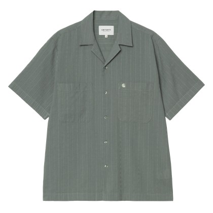 Carhartt Wip Camisa Gareth Velvet Green