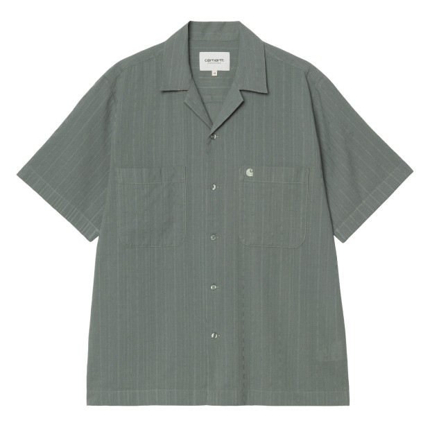 Carhartt Wip Camisa Gareth Velvet Green