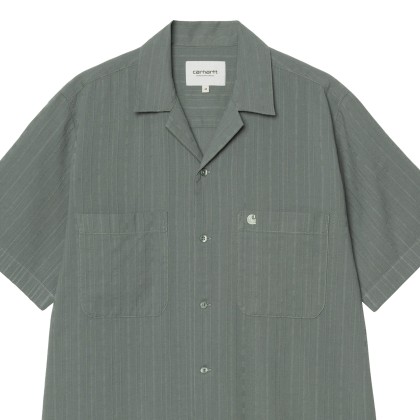 Carhartt Wip Camisa Gareth Velvet Green