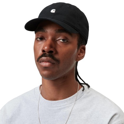 Carhartt Wip Boné Madison Logo Black / White Carhartt Wip Boné Madison Logo Black / White