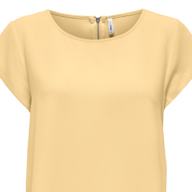 Only Blusa Vic Solid Sunlight
