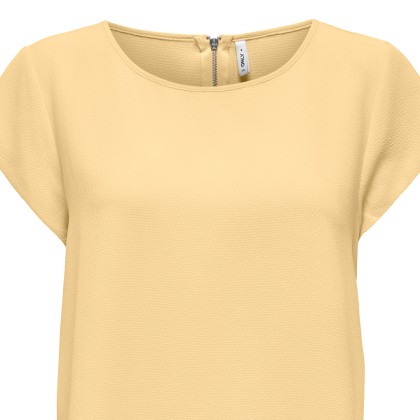 Only Blusa Vic Solid Sunlight