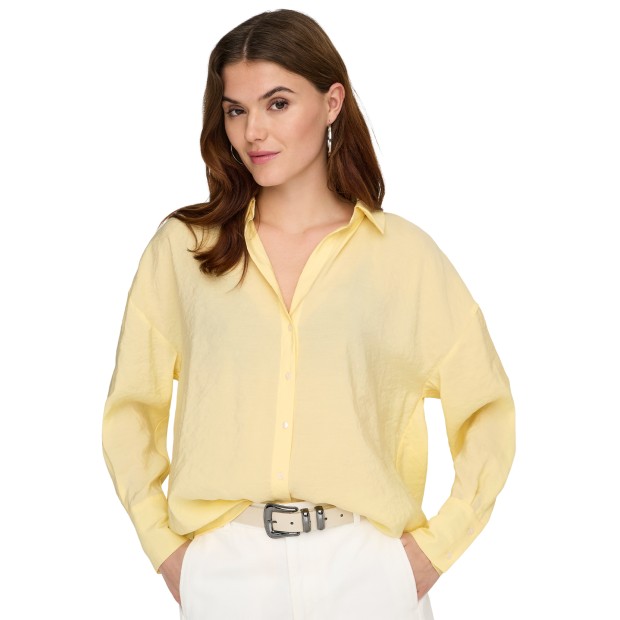 Only Camisa Zazima Wvn Double Cream