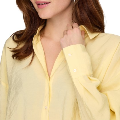 Only Camisa Zazima Wvn Double Cream