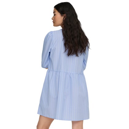 Only Vestido Clara Tessa 2-way Vista Blue W. Bright White