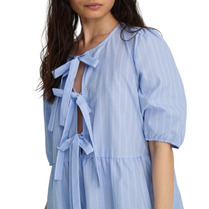Only Vestido Clara Tessa 2-way Vista Blue W. Bright White