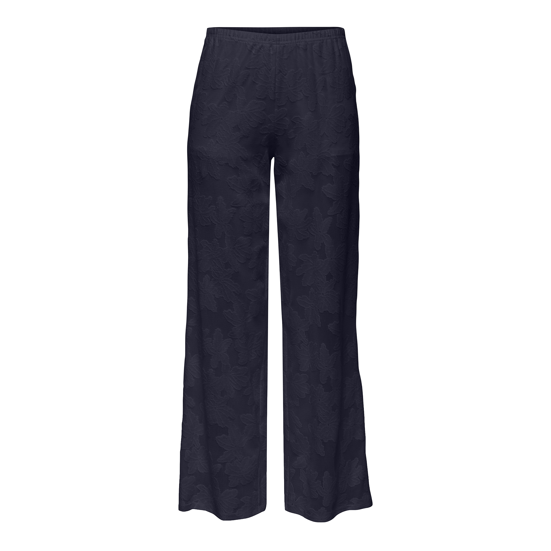 Only Calça Mirabella Wide Lace Night Sky