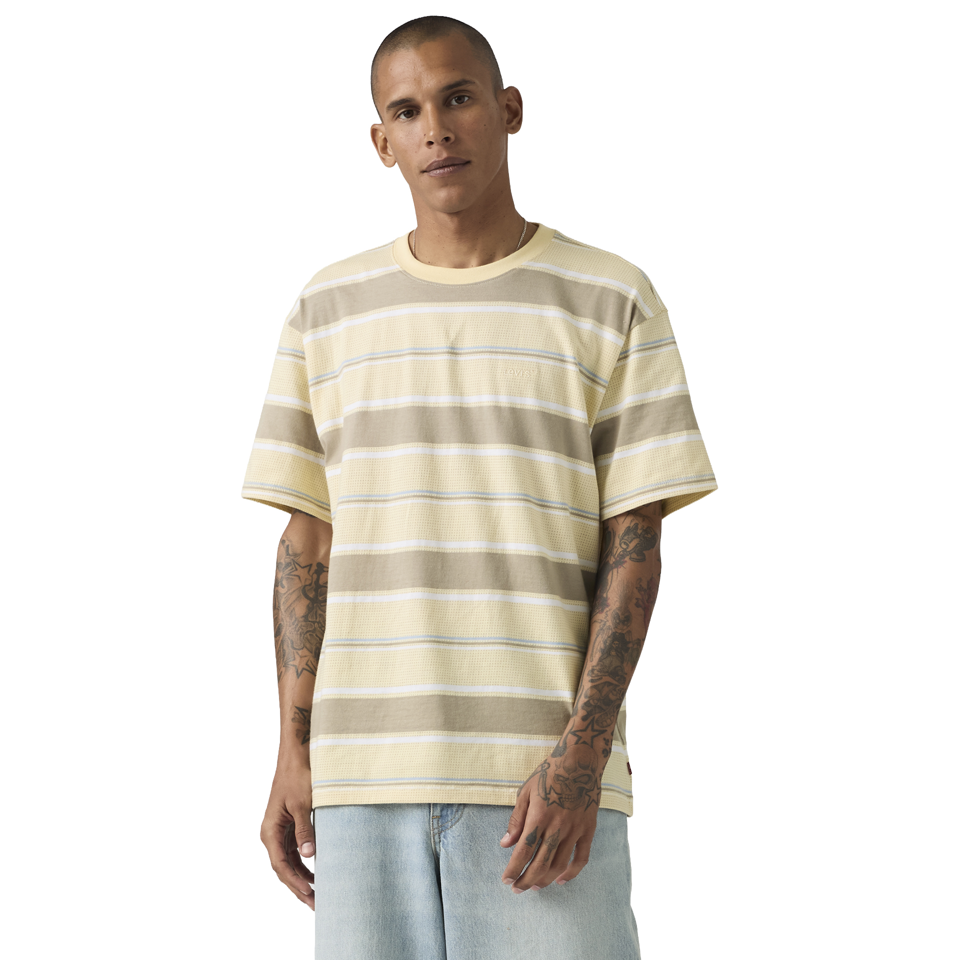 Levis T-shirt Red Tab Vintage Pecos Stripe Rutaba