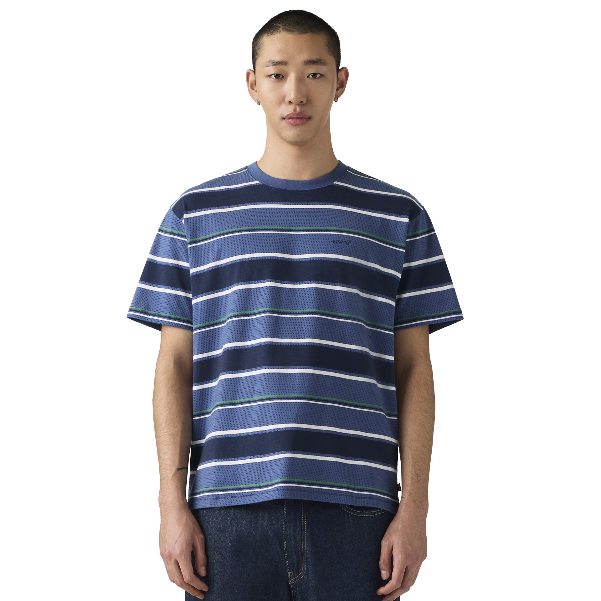 Levis T-shirt Red Tab Vintage Pecos Stripe Sunshi
