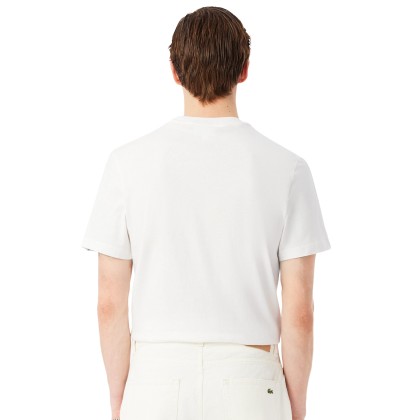 Lacoste T-shirt Th0888 Farine Lacoste T-shirt Th0888 Farine