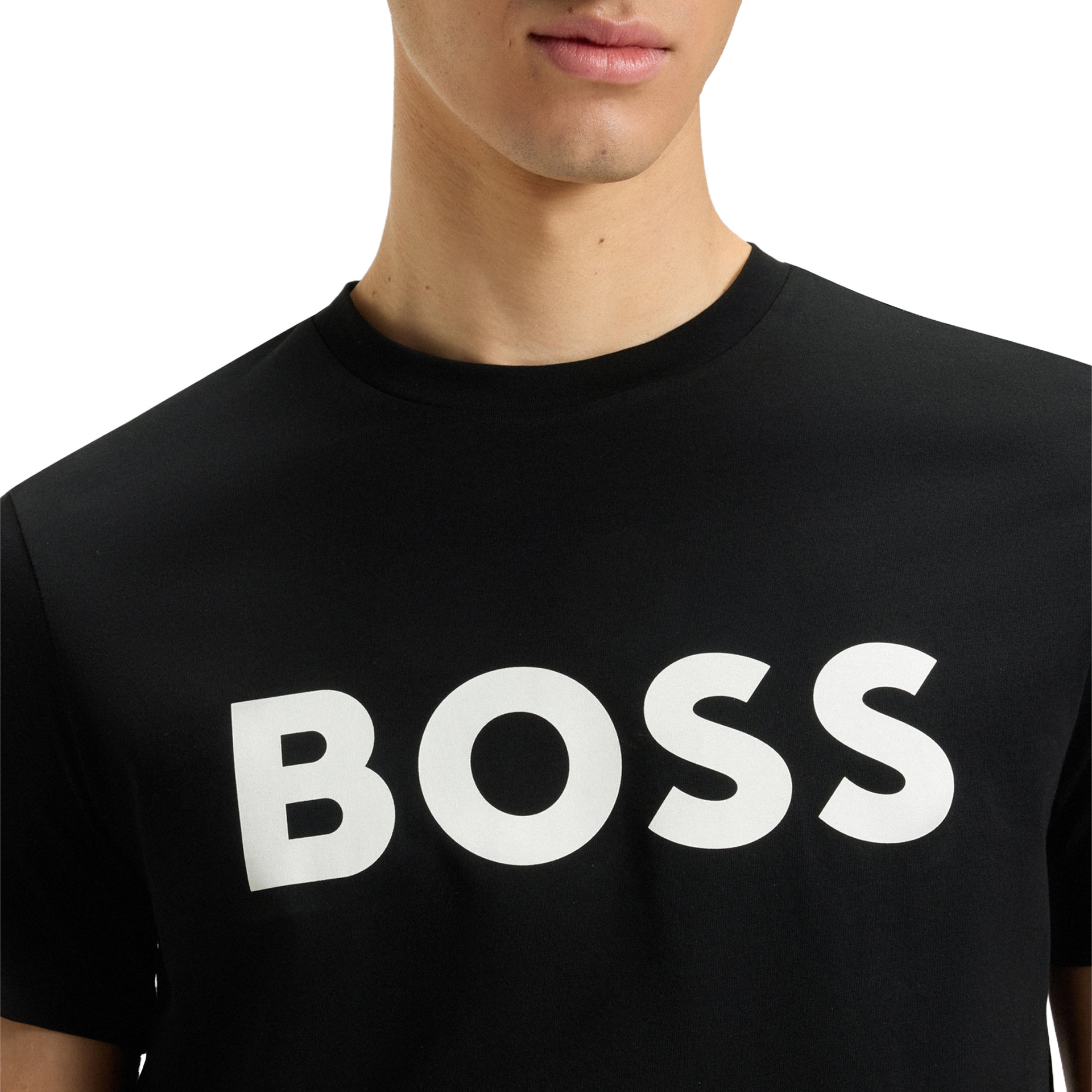 BOSS T-shirt Thinking Black