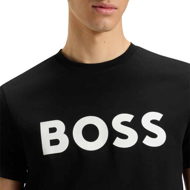 BOSS T-shirt Thinking Black