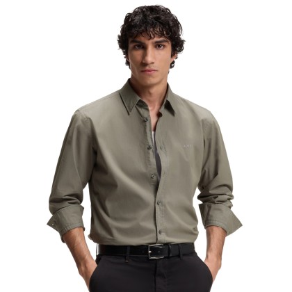 BOSS Camisa Relegant Open Grey