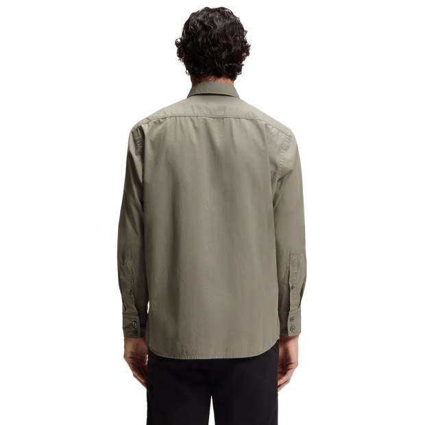 BOSS Camisa Relegant Open Grey