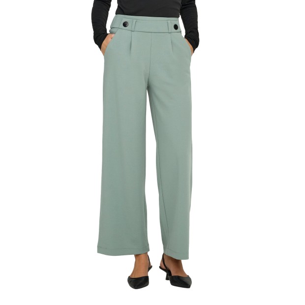 JDY Calça Geggo Life New Chinois Green Black Buttons