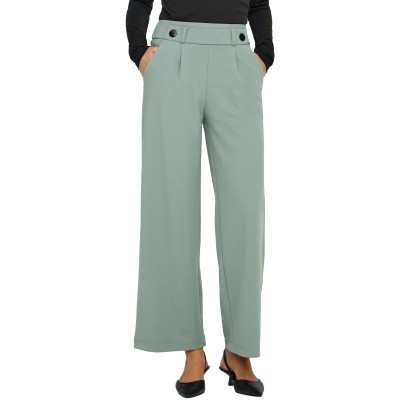 JDY Calça Geggo Life New Chinois Green Black Buttons JDY Calça Geggo Life New Chinois Green Black Buttons
