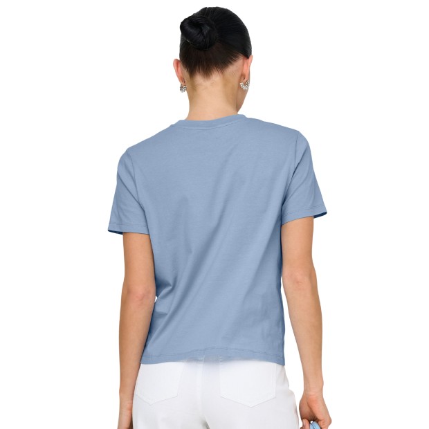 JDY T-shirt Selma Crochet Pocket Kentucky Blue