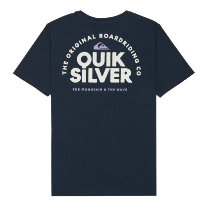 Quiksilver T-shirt Fundamental Rid Dark Navy Quiksilver T-shirt Fundamental Rid Dark Navy