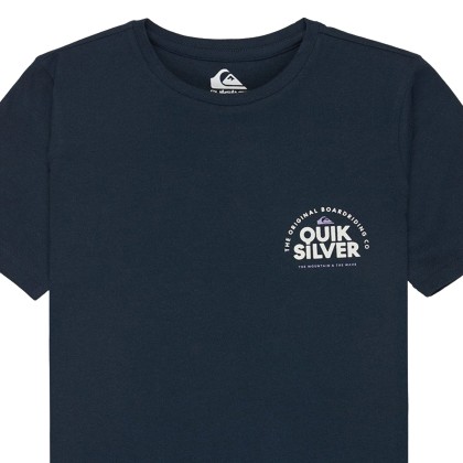 Quiksilver T-shirt Fundamental Rid Dark Navy Quiksilver T-shirt Fundamental Rid Dark Navy