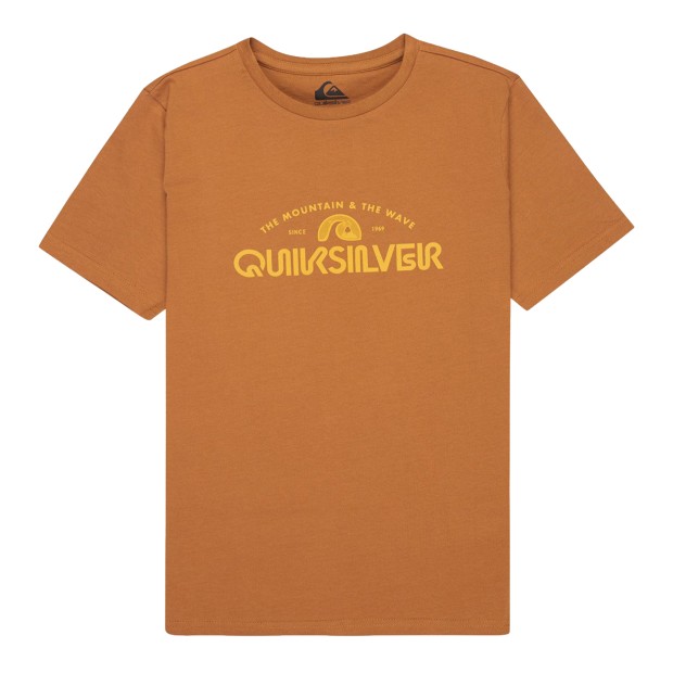 Quiksilver T-shirt Ev Corpo Classic Tobacco Brown