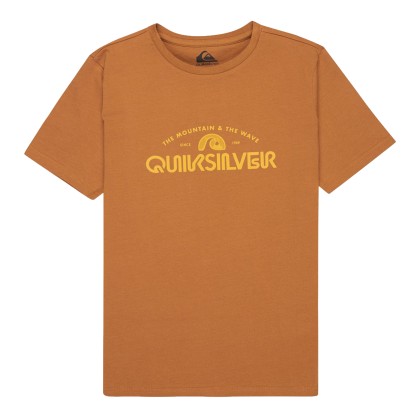 Quiksilver T-shirt Ev Corpo Classic Tobacco Brown