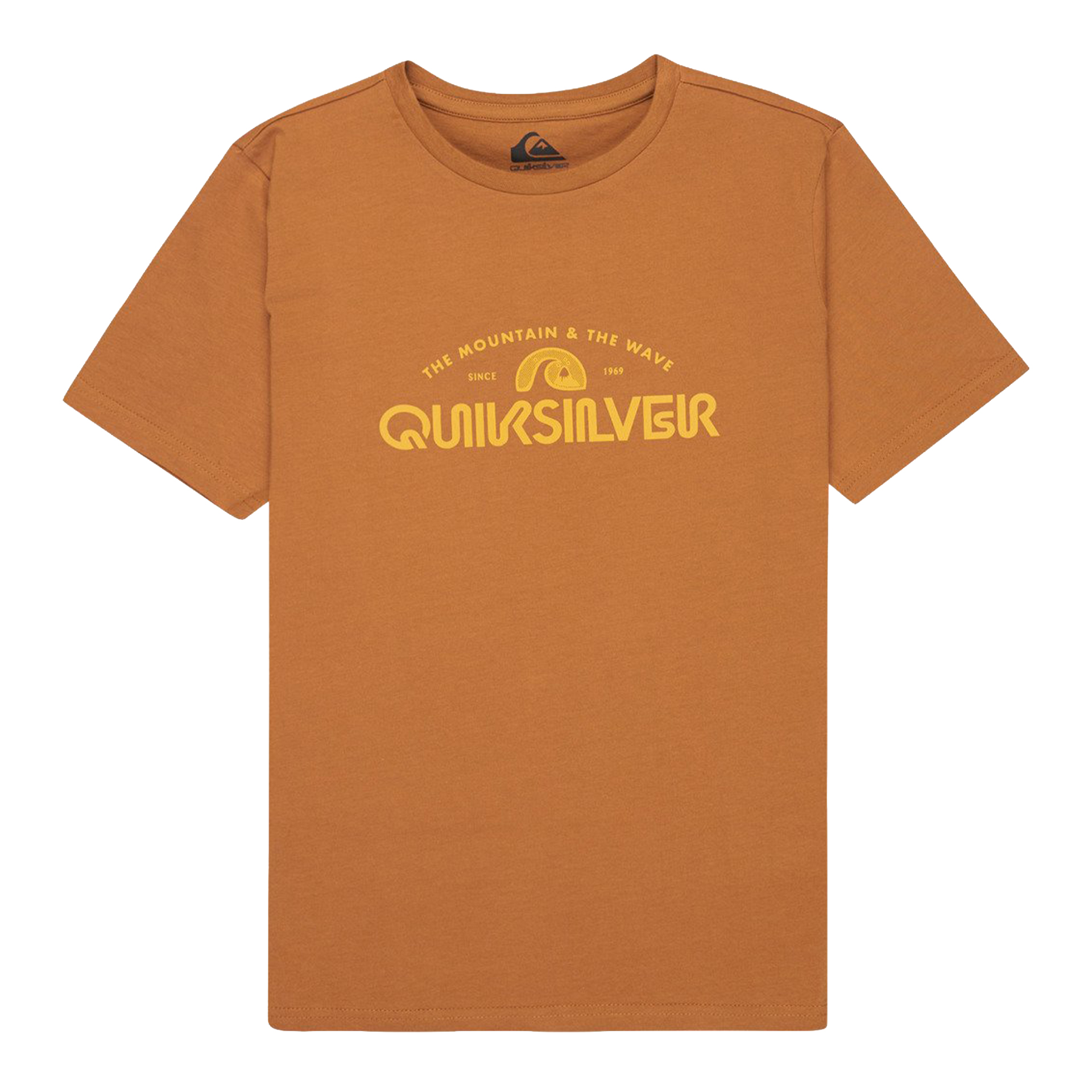 Quiksilver T-shirt Ev Corpo Classic Tobacco Brown
