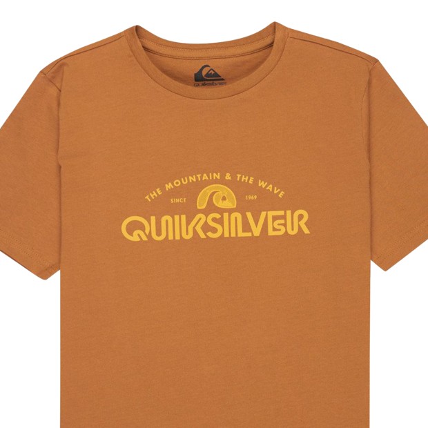 Quiksilver T-shirt Ev Corpo Classic Tobacco Brown